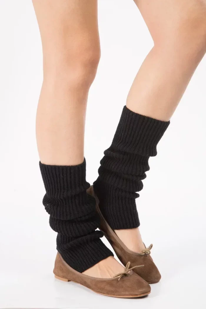 V28 Leg Warmers For Women - 20" Knit Soft Socks For Yoga, Dance, Fitness, Y2K Style 12 thumbnail image